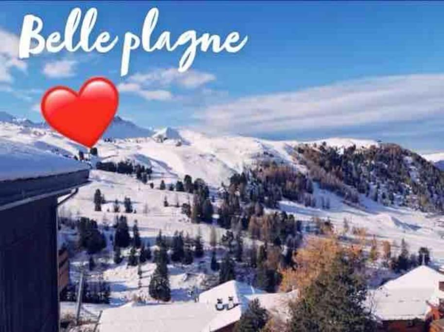 Appartement Belle Plagne Et Parking La Plagne Extérieur photo